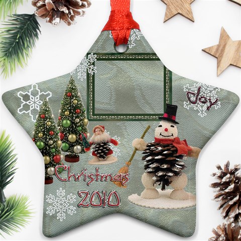 Snowman 2024 Ornament 94 By Ellan Front