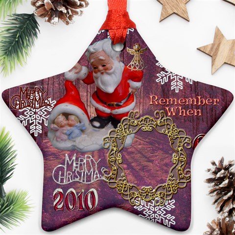 Santa Baby Angels Merry Christmas 2010 Ornament 149 By Ellan Front