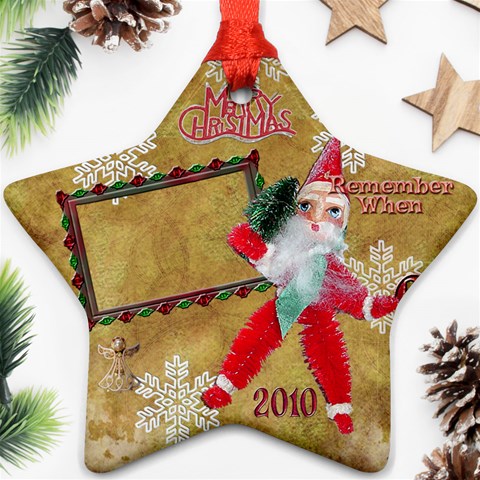 Santa Remember When 2010 Ornament 173 By Ellan Front