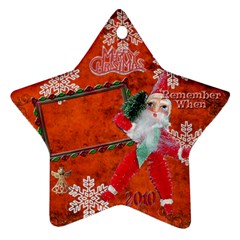 santa remember when 2010 ornament 174 - Ornament (Star)