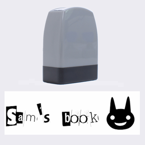 Sam s Book 1.4 x0.5  Stamp