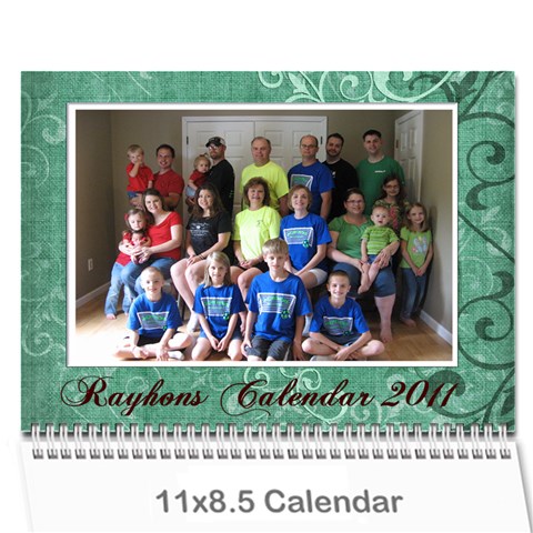 Rayhons Calendar 2011 By Alecia Cover