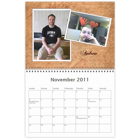 Rayhons Calendar 2011 By Alecia Nov 2011