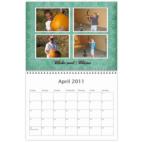 Rayhons Calendar 2011 By Alecia Apr 2011