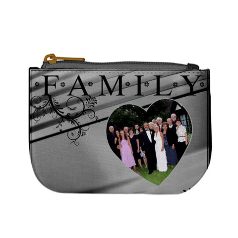 Family Mini Coin Purse By Lil Front