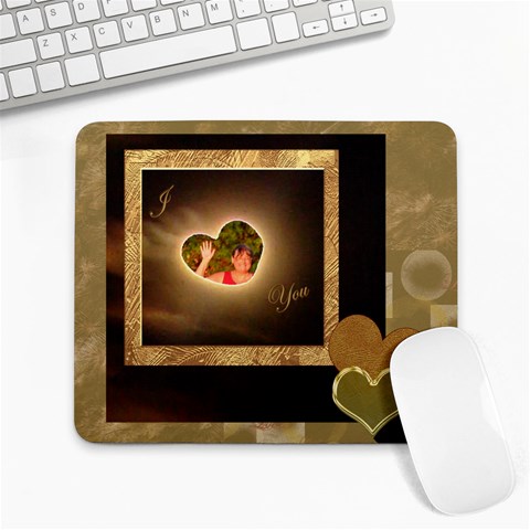 I Heart You Pg 152 Large Mousepad By Ellan Front