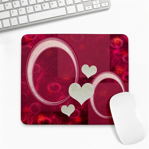 I Heart You Pink 22 Large Mousepad By Ellan Front