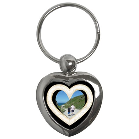 Lace Heart 2 Keychain By Catvinnat Front