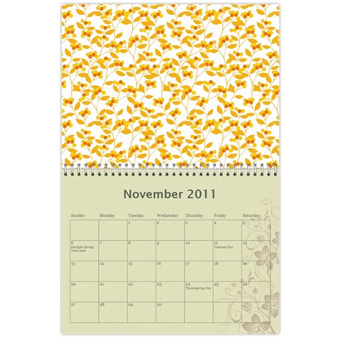 2011 Calendar By Laurie Nov 2011