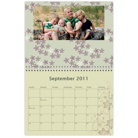 2011 Calendar By Laurie Sep 2011