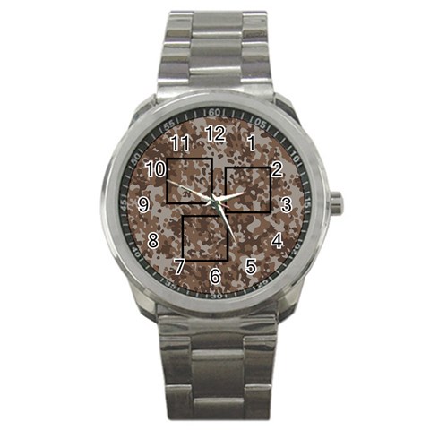 Desert Camo Mini Frame Watch By Catvinnat Front