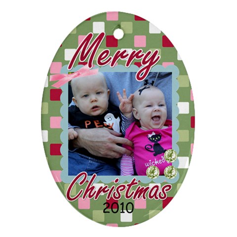 Payton Christmas Ornament By Amanda Davis Front