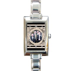 Fantasia classic rectangle charm watch - Rectangle Italian Charm Watch