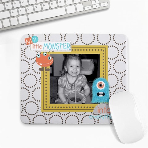 Little Monster Mousepad 2 By Martha Meier Front