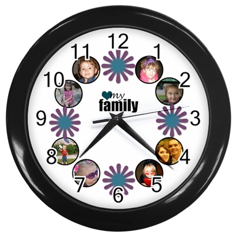 Family Flower Clock By Amanda Bunn Front