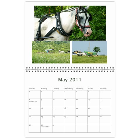 Hester Calendar By Rick Conley May 2011