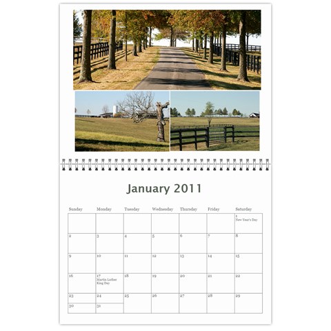 Columbiana Farm Calendar By Rick Conley Jan 2011