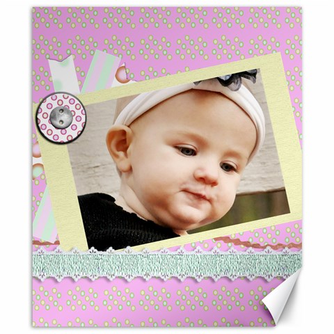 10x 8 Girl Canvas Template By Danielle Christiansen 8.15 x9.66  Canvas - 1