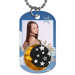 Wish Upon A Star 2-sided Dog Tag