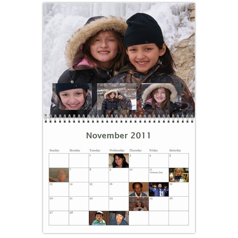 Moms Family Calender By Michelle Nov 2011