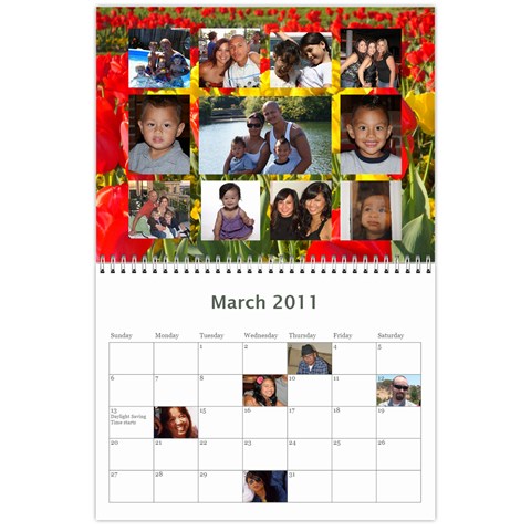 Moms Family Calender By Michelle Mar 2011