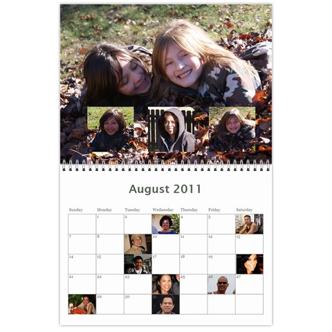 Moms Family Calender By Michelle Aug 2011