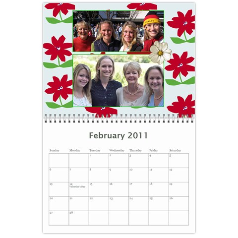 Our Calendar By Heidi Short Feb 2011