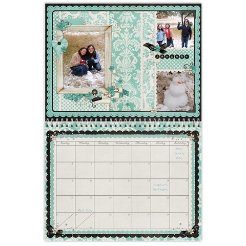 2011 Shabby Calendar By Haley Bach Jan 2011