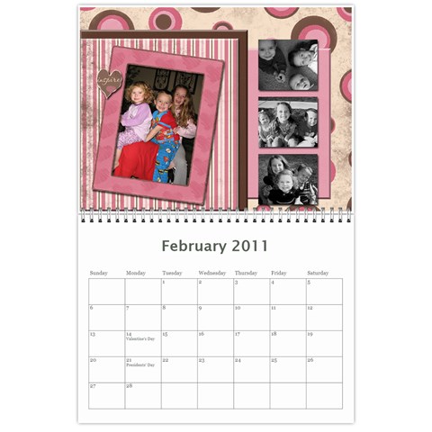 Calendar 2011 By Monica Feb 2011