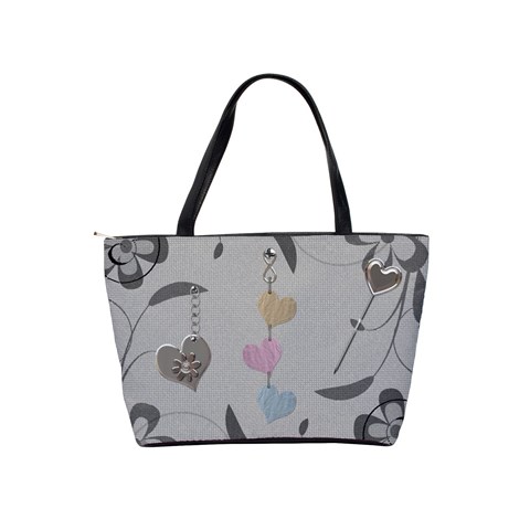 Love Makes The Word Go Round Shoulder Handbag By Lil Back