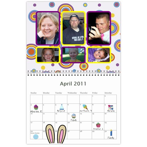 Mom s Calendar By Linda Larsen Apr 2011