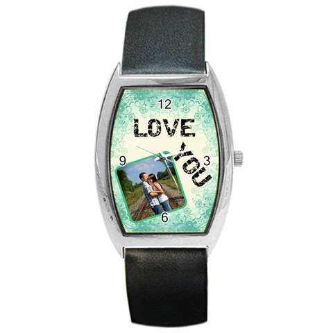 Love You Barrel Style Watch By Lil Front