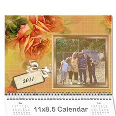 2011 calender - Wall Calendar 11  x 8.5  (12-Months)