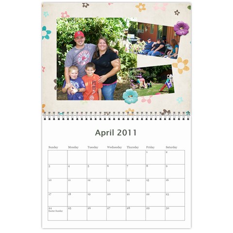 2011 Calender By Lindsay Mizer Apr 2011