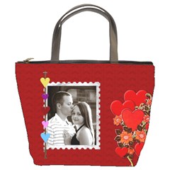 Red Hot Romance Bucket Bag