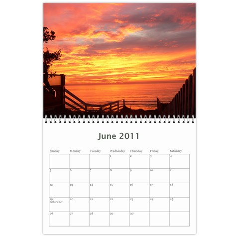 Sunset Calendar By Judy Jun 2011