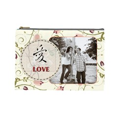 Love Large Cosmetic Bag (7 styles) - Cosmetic Bag (Large)