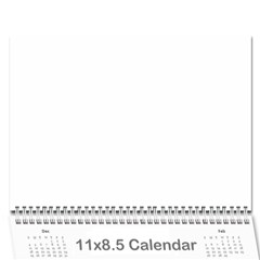 Calander - Wall Calendar 11  x 8.5  (12-Months)