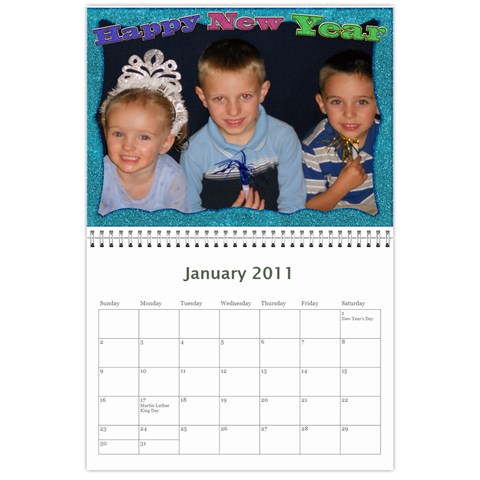 Calander By Janelle Jan 2011