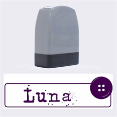 LUNA - Rubber stamp - Name Stamp