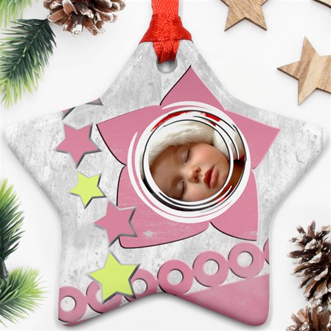 Christmas Baby Pink Front