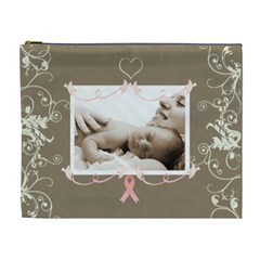 Breast Cancer Pink Ribbon Cosmetic Case (7 styles) - Cosmetic Bag (XL)