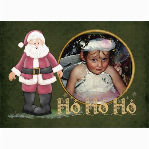 Ho Ho Ho 7x5 Lil By Lillyskite 7 x5  Photo Card - 6