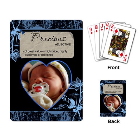 Precious Playing Cards By Lil Back