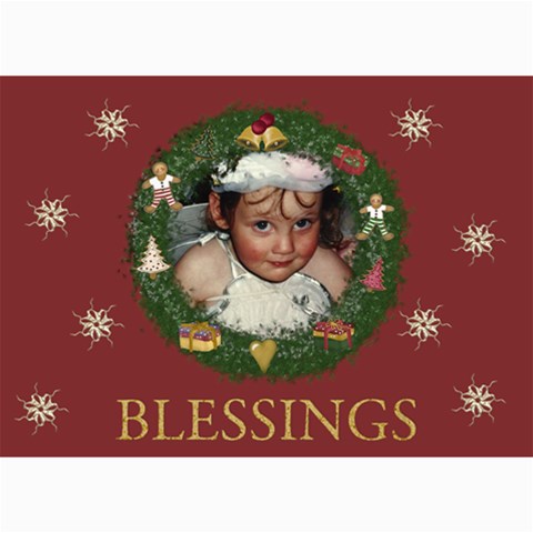 Blessings By Lillyskite 7 x5  Photo Card - 9