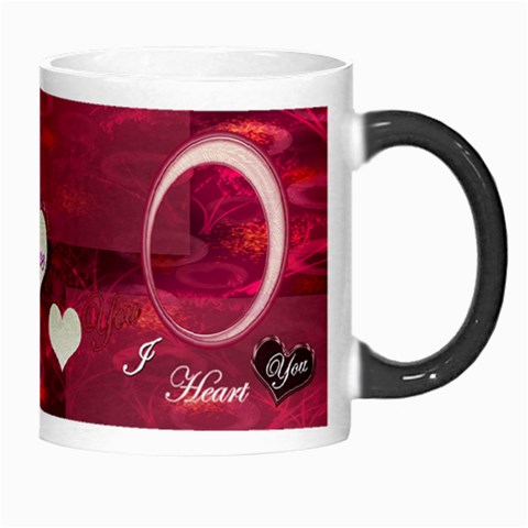 I Heart You Pink Custom Morph Luminous Mug By Ellan Right