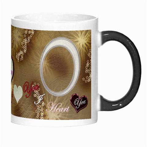 I Heart You Brown White For Him Custom Morph Mug By Ellan Right