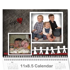 12mth calendar - Wall Calendar 11  x 8.5  (12-Months)