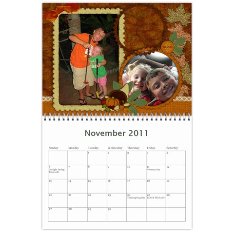 12mth Calendar By Terri Spears Nov 2011