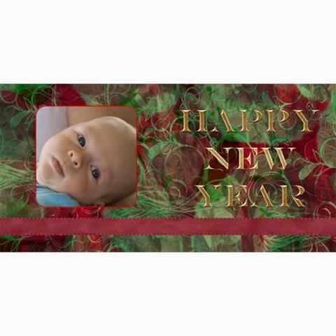 New Year 4x8 Card 1 By Joan T 8 x4  Photo Card - 4